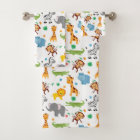 Cute Safari Animals Nursery Pattern