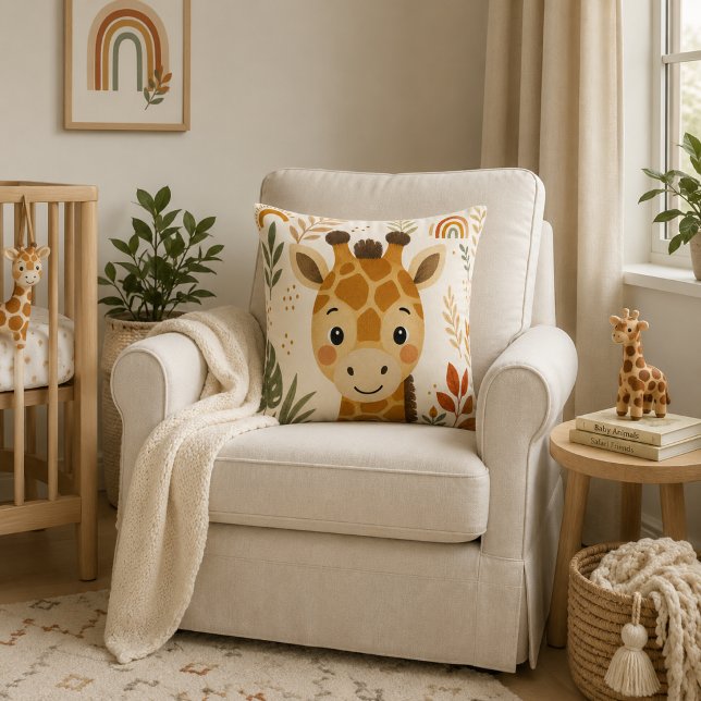 Cute Safari Giraffe Nursery Cushion (Creator Uploaded)