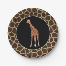 Cute Safari Giraffe Wild Animal Themed