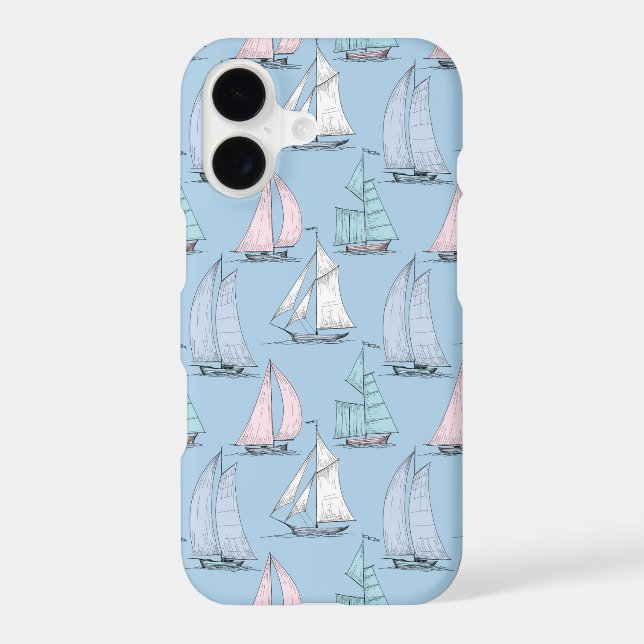 Cute Sailboat Pattern 1 (Back)