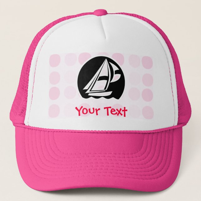 Cute Sailing Trucker Hat (Front)