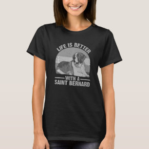Cute Saint Bernard For Men Women Saint Bernard Dog T-Shirt
