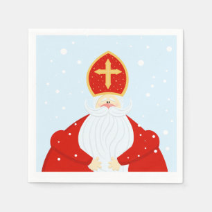 Cute Saint Nicholas Napkin