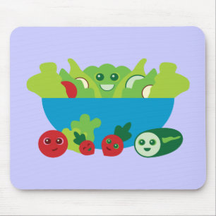 Cute Salad Mouse Mat