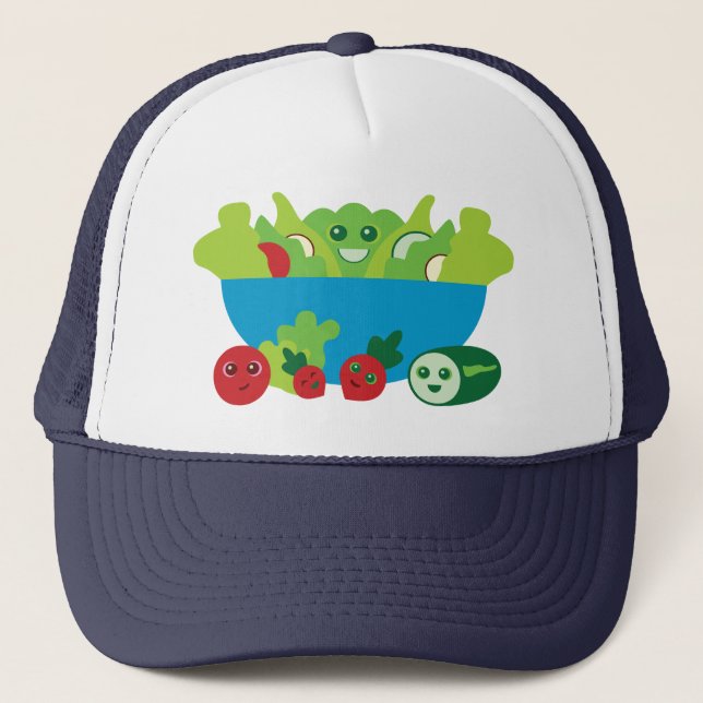 Cute Salad Trucker Hat (Front)