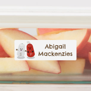 Cute salt and pepper shakers cartoon personalised