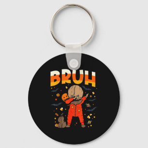 Cute Sam Dabbing Funny Bruh Halloween Costume 2025 Key Ring