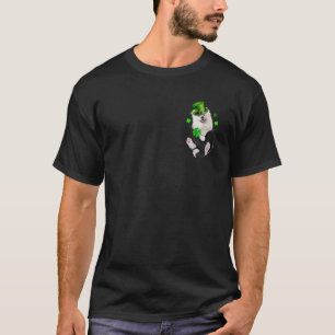 Cute Samoyed Leprechaun In Pocket St. Patrick's Da T-Shirt