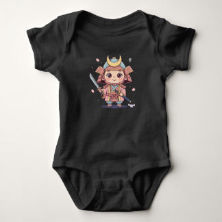 Cute Samurai Baby Bodysuit