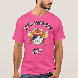 Cute samurai cat gifts lover cat T-Shirt