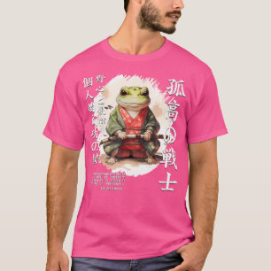 Cute Samurai Frog Warrior Japanese Ninja Frog Kawa T-Shirt