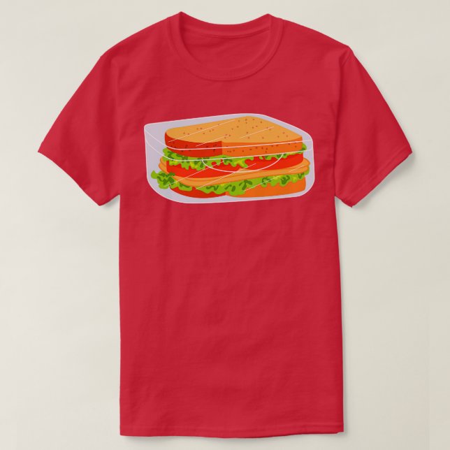 Cute Sandwhich T-Shirt (Design Front)