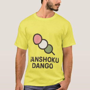 Cute Sanshoku Dango Illustration T-Shirt