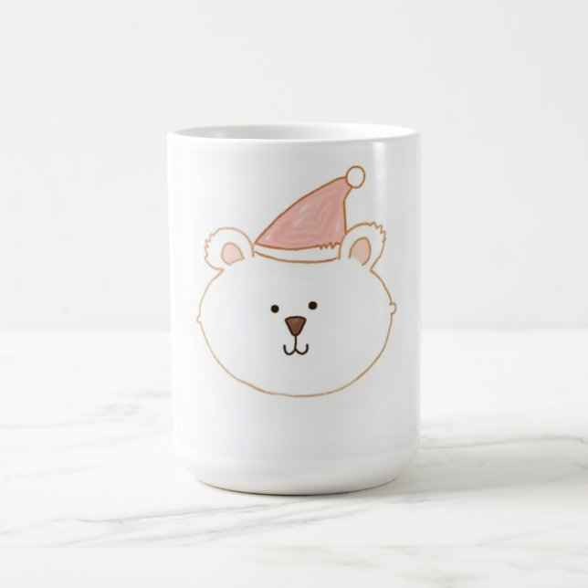 Cute santa bear mug (Center)