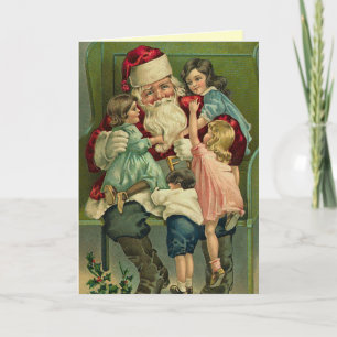 Cute Santa Christmas Card