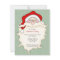 Cute Santa Christmas Party Invitations