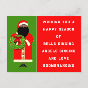 Cute Santa Christmas Postcard