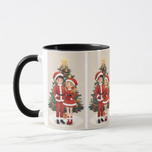 Cute Santa Christmas Travel Mug For Cozy Winter