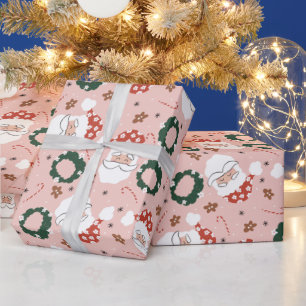 Cute Santa Christmas  Wrapping Paper