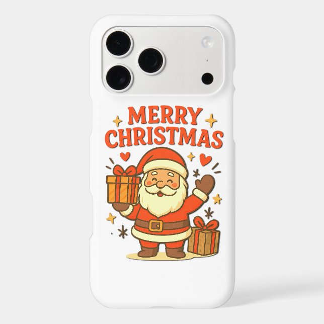 Cute Santa Claus Christmas Art- Merry Christmas  (Back)