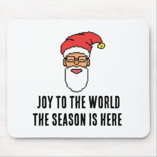 Cute Santa Claus Christmas Design Mouse Mat