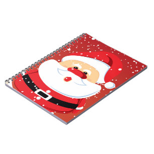 Cute Santa Claus Christmas design Notebook