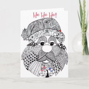Cute Santa Claus Christmas Greeting Card