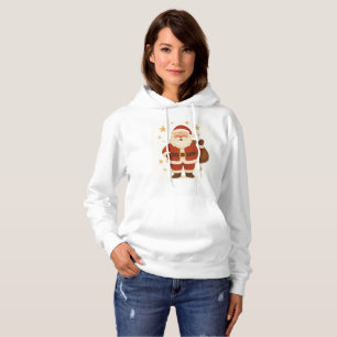 Cute Santa Claus Christmas Hoodie