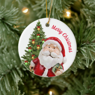 Cute Santa Claus Christmas Ornament