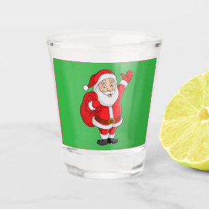CUTE SANTA CLAUS CHRISTMAS SHOT GLASS