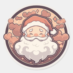 Cute Santa Claus Christmas sticker
