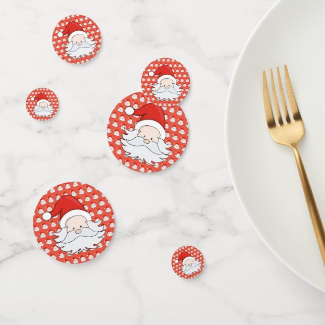 Cute Santa Claus Confetti (Group)