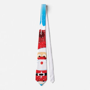 Cute Santa Claus custom necktie