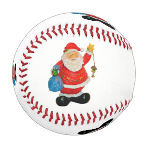 Cute Santa Claus Father Christmas Kris Kringle Baseball