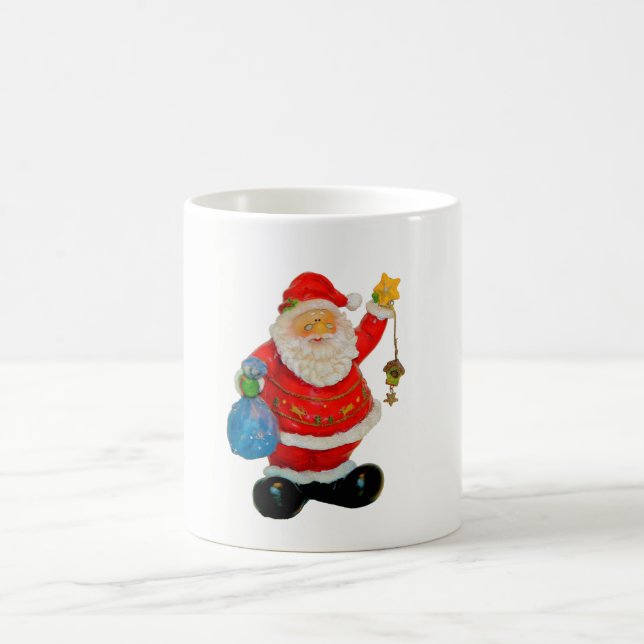 Cute Santa Claus Father Christmas Kris Kringle Coffee Mug (Center)