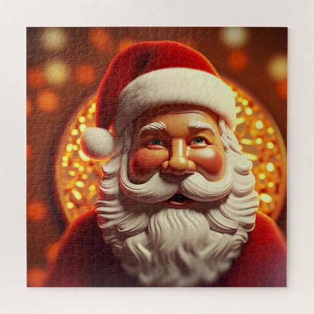 cute Santa Claus for the New Year and Christmas  Jigsaw Puzzle (Horizontal)