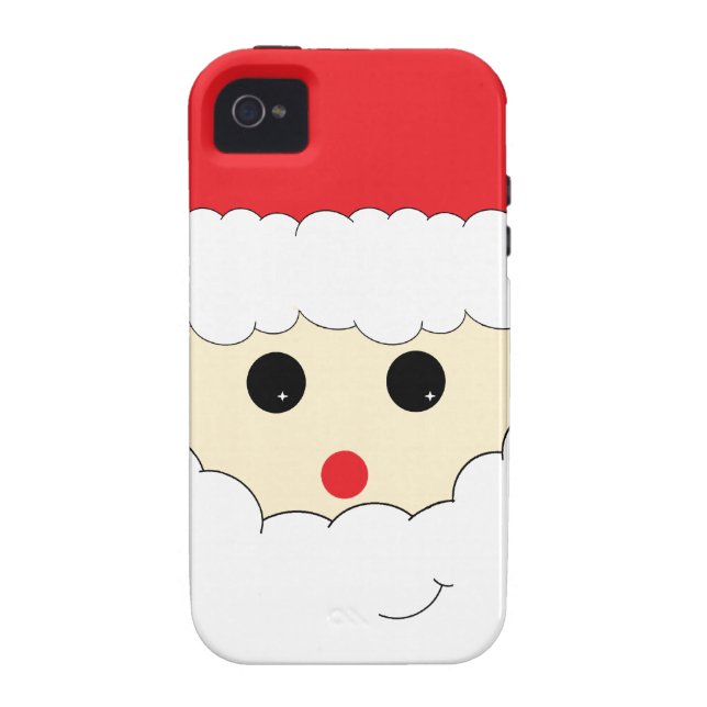 Cute Santa Claus iPhone Case (Back)