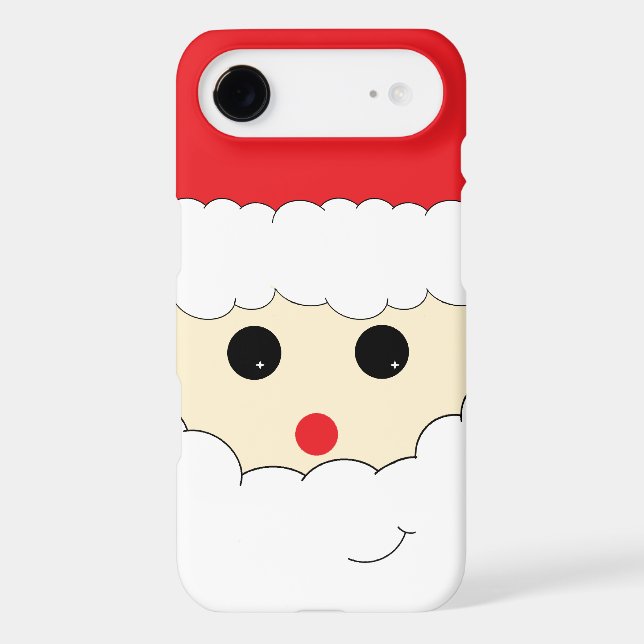 Cute Santa Claus iPhone Case (Back)