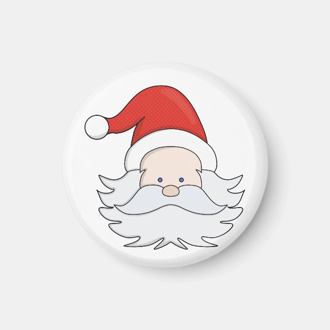 Cute Santa Claus Magnet (Front)