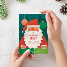 Cute Santa Claus | Merry Christmas Family Greeting