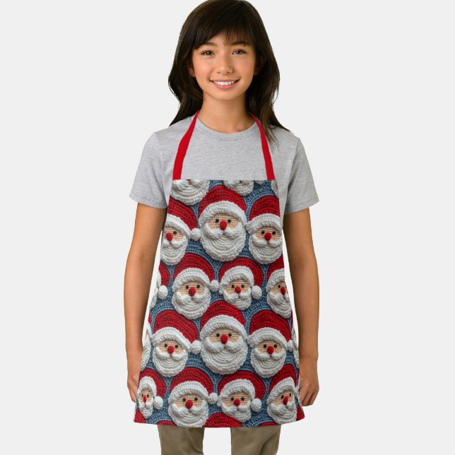 Cute Santa Claus pattern Apron (Insitu)