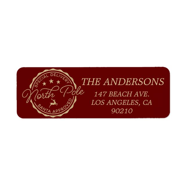 Cute Santa Claus Seal North Pole (Front)