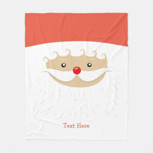 Cute Santa Fleece Blanket