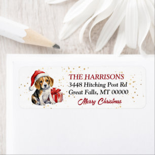 Cute Santa Hat Beagle Puppy Gifts