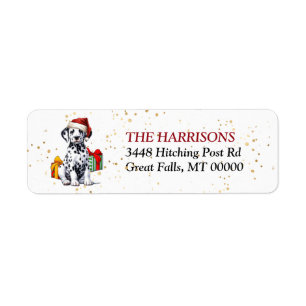 Cute Santa Hat Dalmatian Puppy Gifts