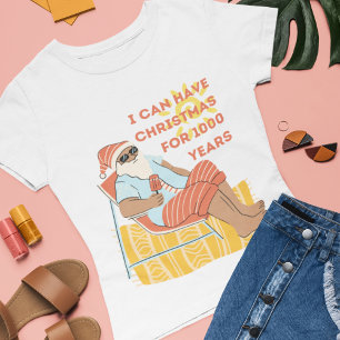 Cute Santa Humour Quote Funny Christmas Women's T-Shirt