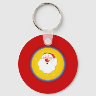 Cute Santa Key Ring