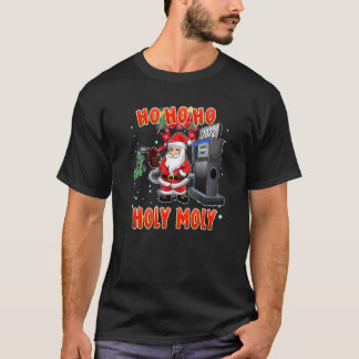 Cute Santa Meme Christmas Santa Gas Pump T-Shirt