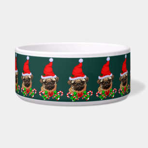 Cute Santa Pug Christmas