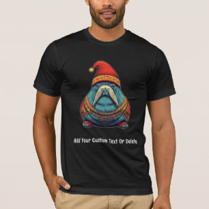 Cute Santa Walrus Christmas Gifts Walrus Lover T-Shirt